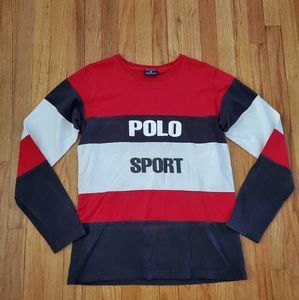 Vintage Polo Sport Spell out shirt.
